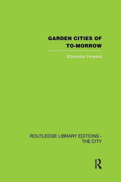 Produktbild: Garden Cities of To-Morrow