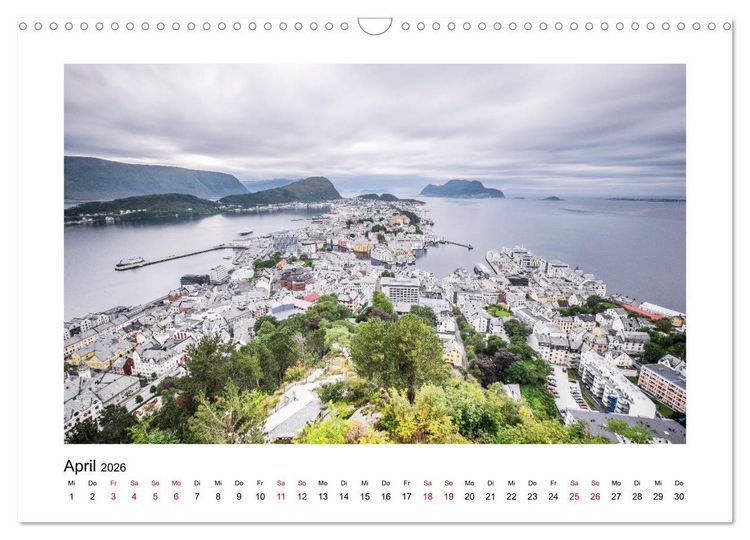 Produktbild: Norwegen Magisches Licht (Wandkalender 2026 DIN A3 quer), CALVENDO Monatskalender