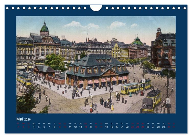 Produktbild: Historisches Frankfurt am Main von 1888 bis 1918 (Wandkalender 2026 DIN A4 quer), CALVENDO Monatskalender