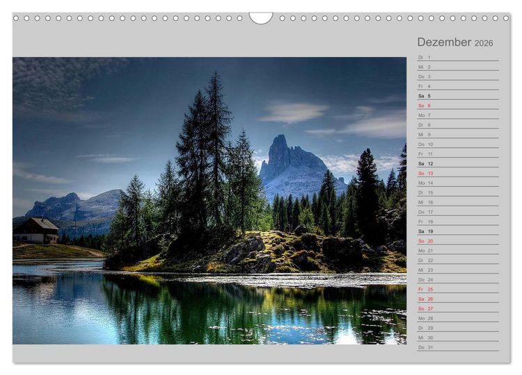 Produktbild: Ufer der Tr&auml;ume (Wandkalender 2026 DIN A3 quer), CALVENDO Monatskalender