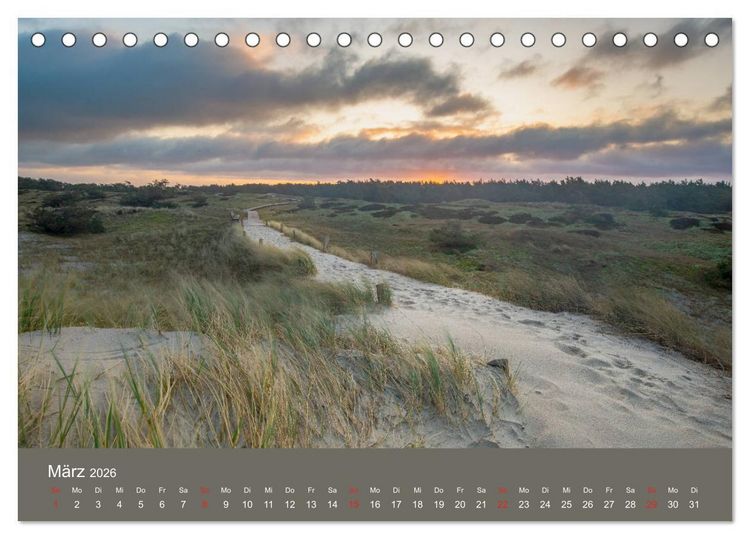 Produktbild: Ostsee - Perlen aus Mecklenburg-Vorpommern (Tischkalender 2026 DIN A5 quer), CALVENDO Monatskalender