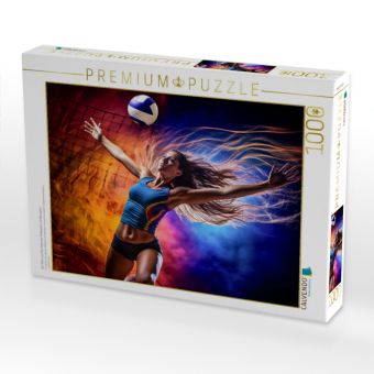 Produktbild: CALVENDO Puzzle Ein Motiv aus dem Kalender Volleyball und Motivation | 1000 Teile Lege-Gr&ouml;&szlig;e 64x48cm Foto-Puzzle f&uuml;r gl&uuml;ckliche Stunden