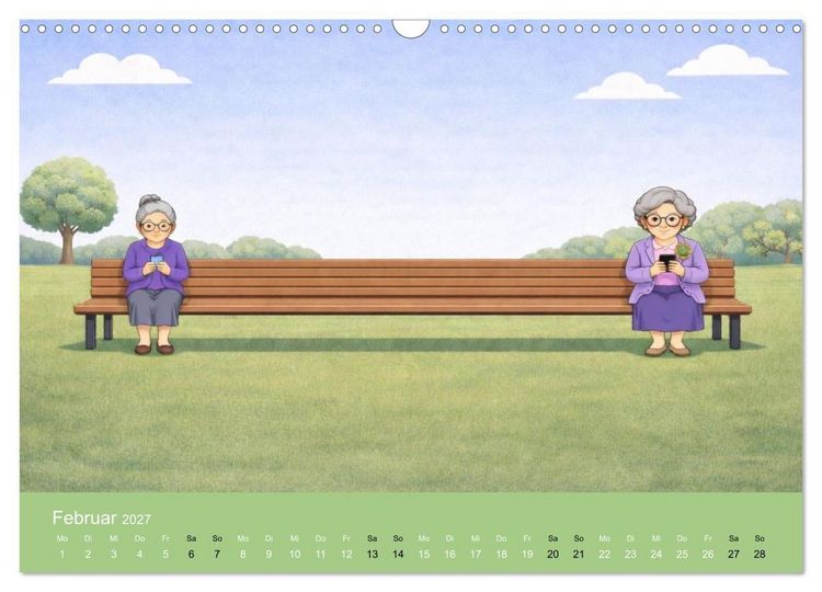 Produktbild: Ich bin noch nicht fertig - Oma Edition (Wandkalender 2027 DIN A3 quer), CALVENDO Monatskalender