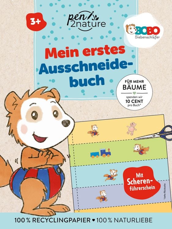 Produktbild: Bobo Siebenschl&auml;fer Mein erstes Ausschneidebuch
