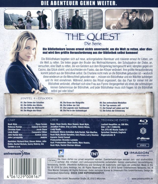 Produktbild: The Quest - Die Serie - Staffel 4 [2 BRs]