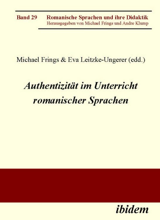 Produktbild: Authentizit&auml;t im Unterricht romanischer Sprachen