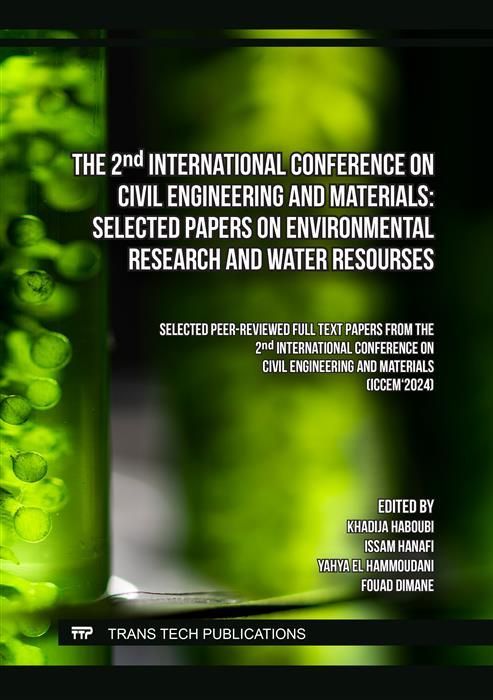 Produktbild: The 2nd International Conference on Civil Engineering and Materials: Selected Papers on Environmental Research and Water Resourses