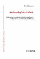 Produktbild: Anthropologische &Auml;sthetik
