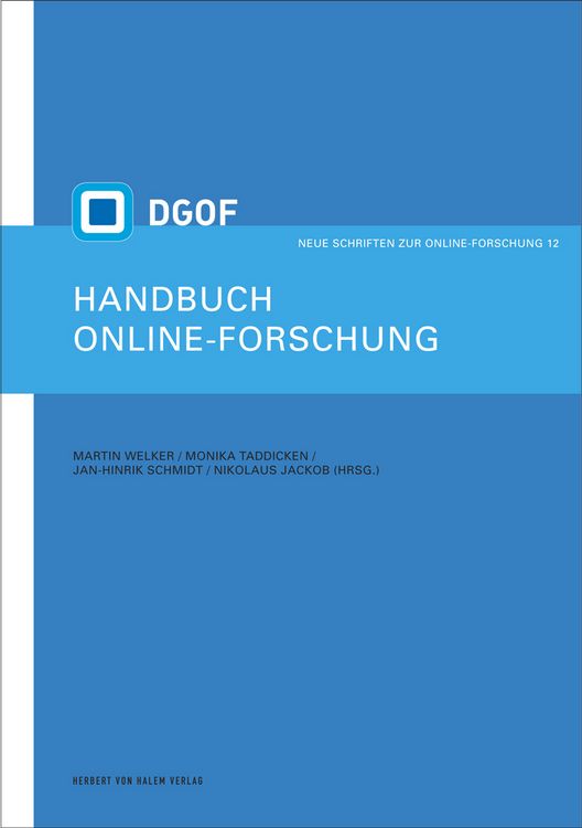 Produktbild: Handbuch Online-Forschung