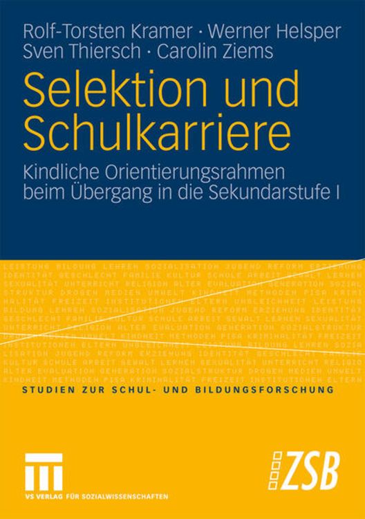 Produktbild: Selektion und Schulkarriere