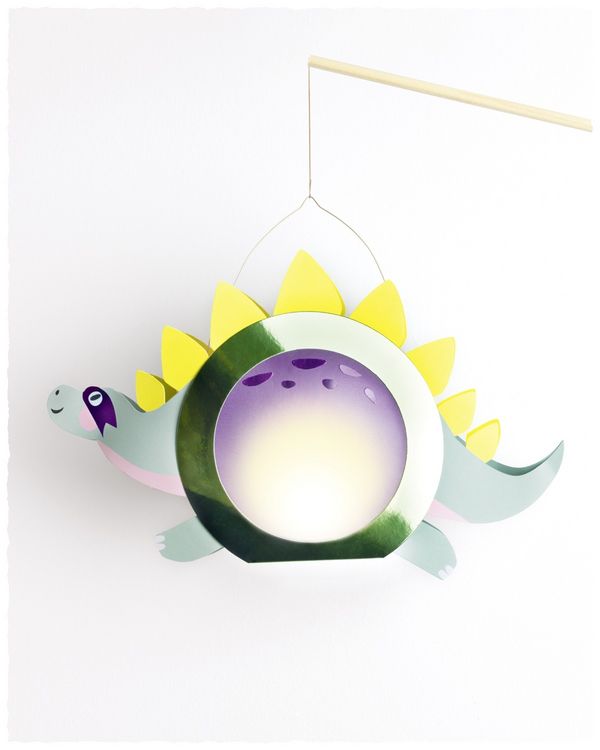 Produktbild: FOLIA Bastelartikel Laternen-Bastelsets SUPER DINOS, inkl. 1 LED-Licht und Batterien