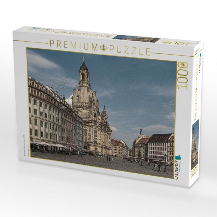 Produktbild: CALVENDO Puzzle Neumarkt, Blick zur Frauenkirche | 1000 Teile Lege-Gr&ouml;&szlig;e 64x48cm Foto-Puzzle f&uuml;r gl&uuml;ckliche Stunden