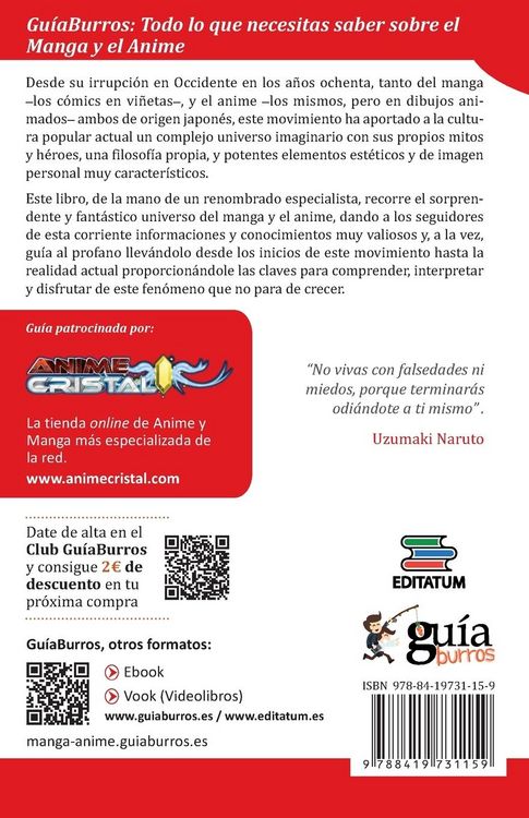 Produktbild: Gu&iacute;aBurros: Todo lo que necesitas saber sobre el Manga y el Anime