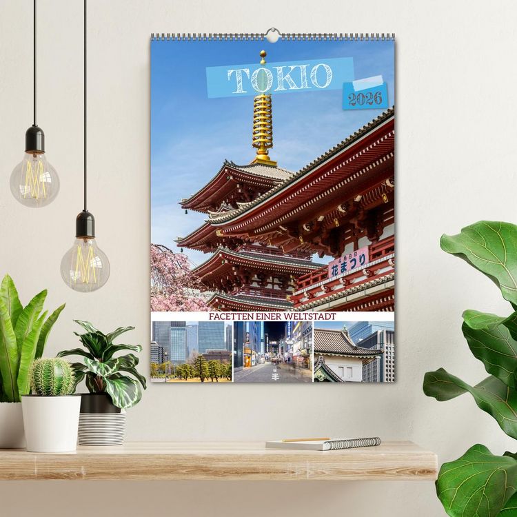 Produktbild: Tokio - Facetten einer Weltstadt (Wandkalender 2026 DIN A2 hoch), CALVENDO Monatskalender