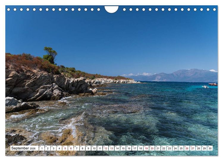 Produktbild: Korsika - Insel des Gl&uuml;cks (Wandkalender 2026 DIN A4 quer), CALVENDO Monatskalender