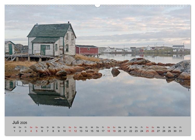Produktbild: Neufundland 2026 (Wandkalender 2026 DIN A2 quer), CALVENDO Monatskalender