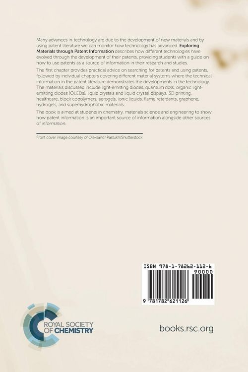 Produktbild: Exploring Materials through Patent Information