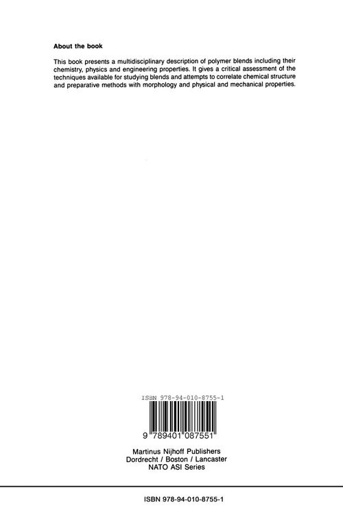 Produktbild: Polymer Blends and Mixtures