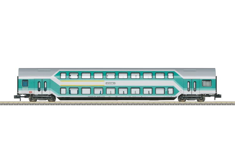 Produktbild: MiniTrix 18419 N Doppelstockwagen DABz 755m 1./2. Klasse der DB AG