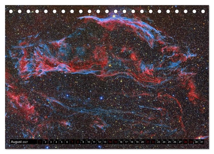 Produktbild: Galaktische Nebel (Tischkalender 2027 DIN A5 quer), CALVENDO Monatskalender
