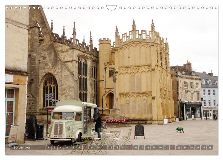 Produktbild: Malerische Cotswolds (Wandkalender 2026 DIN A3 quer), CALVENDO Monatskalender