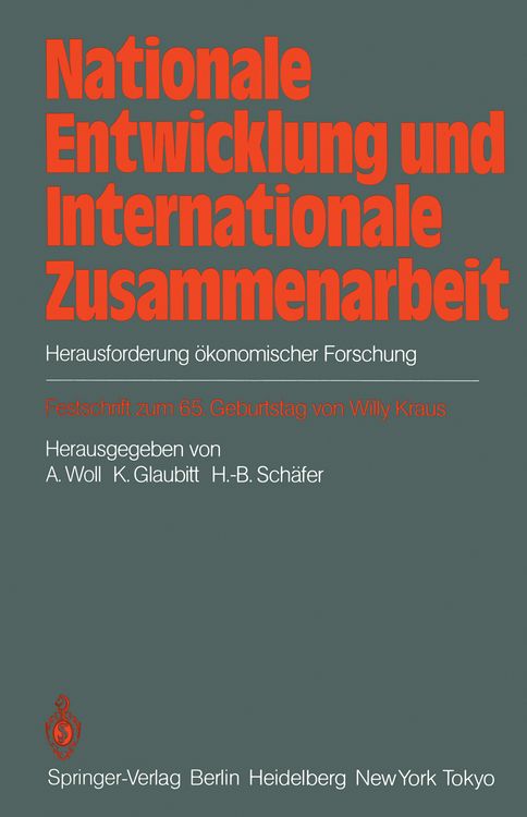 Produktbild: Nationale Entwicklung und Internationale Zusammenarbeit
