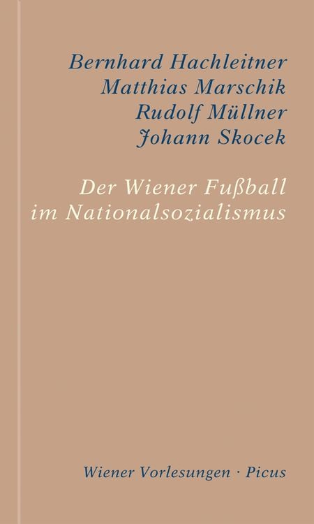 Produktbild: Der Wiener Fußball im Nationalsozialismus