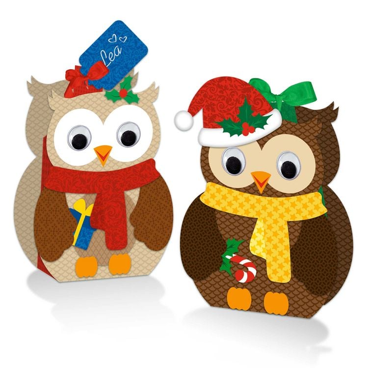 Produktbild: URSUS Geschenktaschen Paper gift boxes, Eulen