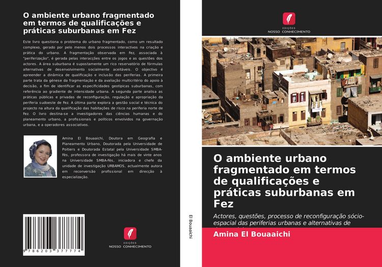 Produktbild: O ambiente urbano fragmentado em termos de qualifica&ccedil;&otilde;es e pr&aacute;ticas suburbanas em Fez