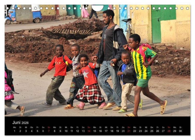 Produktbild: &Auml;thiopien Augenblicke (Wandkalender 2026 DIN A4 quer), CALVENDO Monatskalender