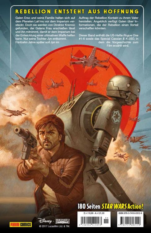Produktbild: Star Wars Comics: Rogue One - A Star Wars Story