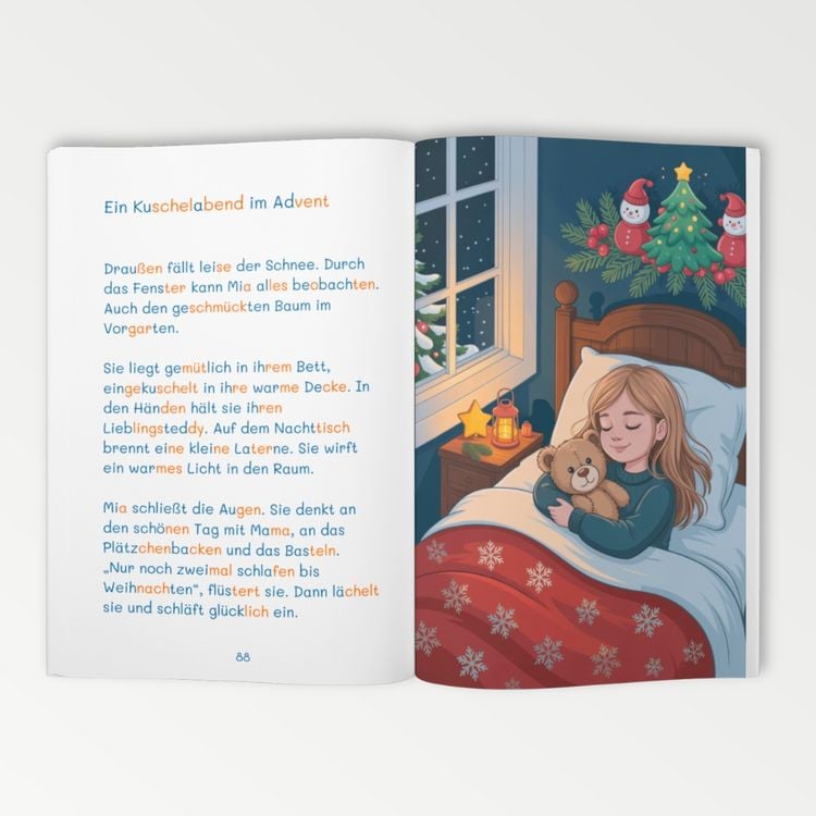 Produktbild: Silbenbuch 2. Klasse - Adventskalender f&uuml;r Erstleser