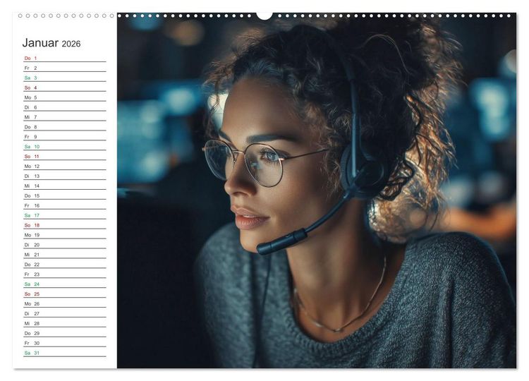 Produktbild: B&uuml;ro mit Zukunft (hochwertiger Premium Wandkalender 2026 DIN A2 quer), Kunstdruck in Hochglanz