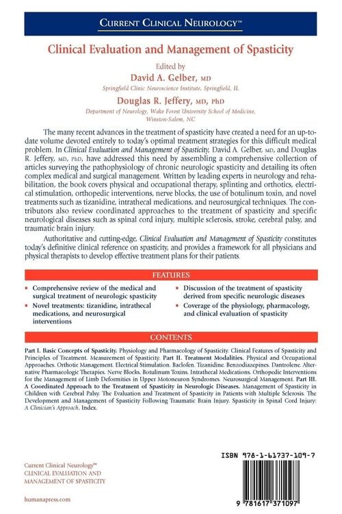 Produktbild: Clinical Evaluation and Management of Spasticity