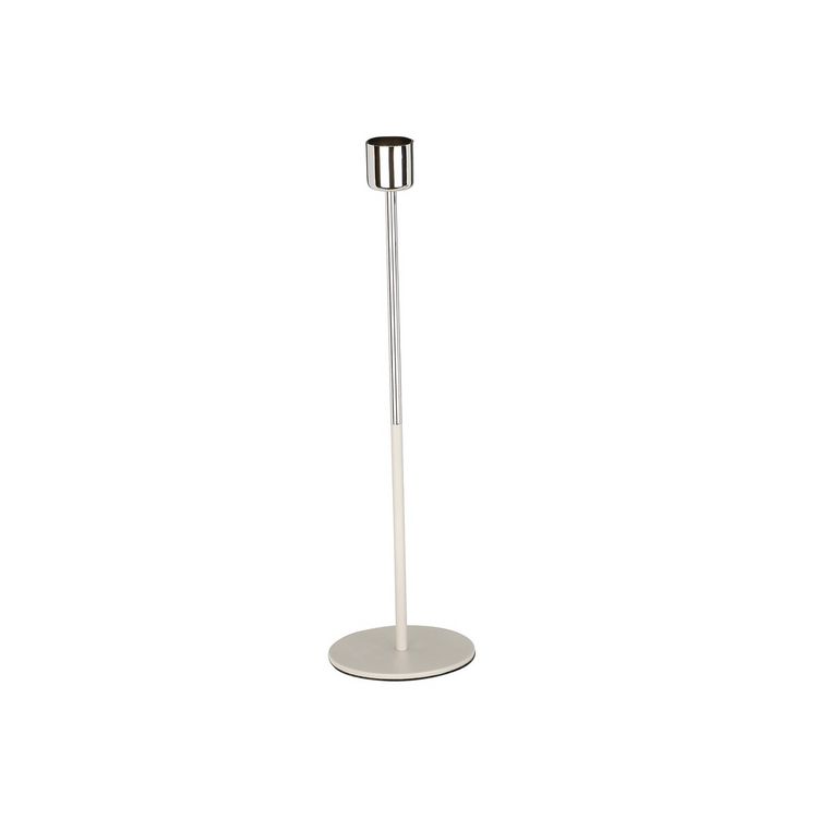 Produktbild: Kerzenhalter silber 29cm aus Metall