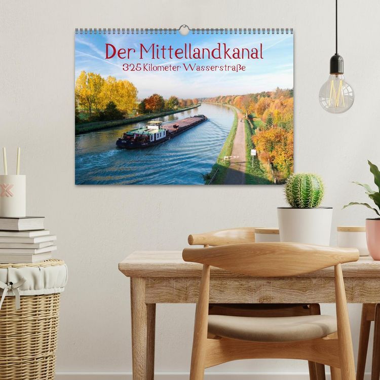 Produktbild: Der Mittellandkanal - 325 Kilometer Wasserstra&szlig;e (Wandkalender 2026 DIN A3 quer), CALVENDO Monatskalender