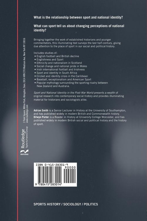 Produktbild: Sport and National Identity in the Post-War World
