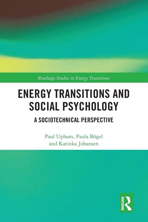 Produktbild: Energy Transitions and Social Psychology
