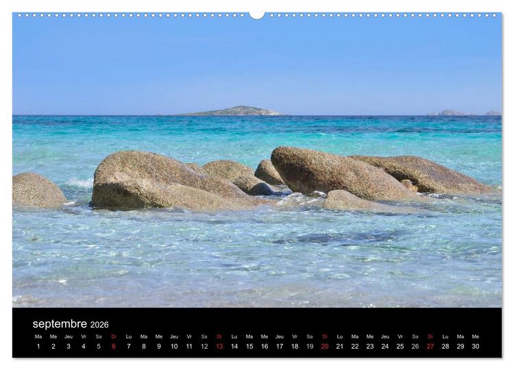 Produktbild: La Corse Ile de Beaut&eacute; (Calendrier mural 2026 DIN A2 vertical) calendrier de bureau