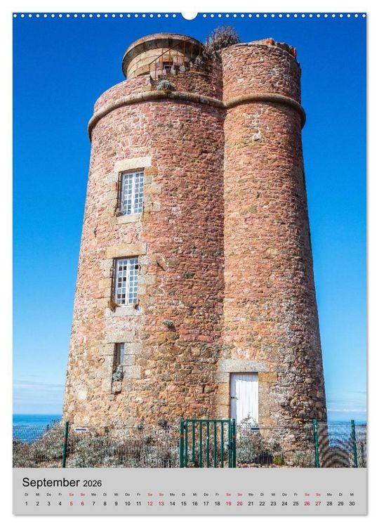 Produktbild: Reiseziele in der Bretagne (hochwertiger Premium Wandkalender 2026 DIN A2 hoch), Kunstdruck in Hochglanz