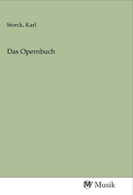 Produktbild: Das Opernbuch