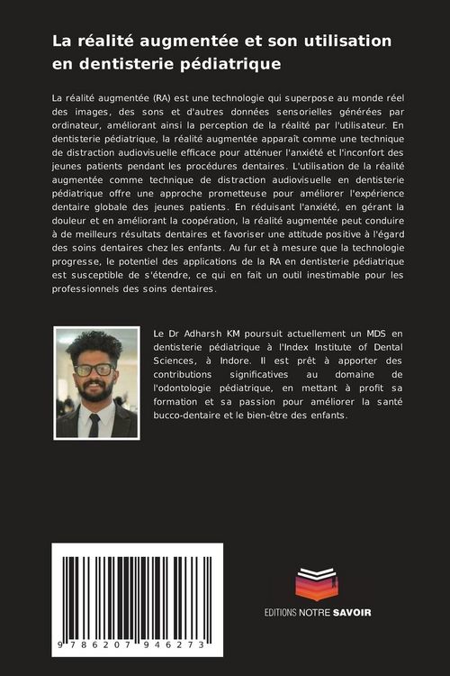 Produktbild: La r&eacute;alit&eacute; augment&eacute;e et son utilisation en dentisterie p&eacute;diatrique