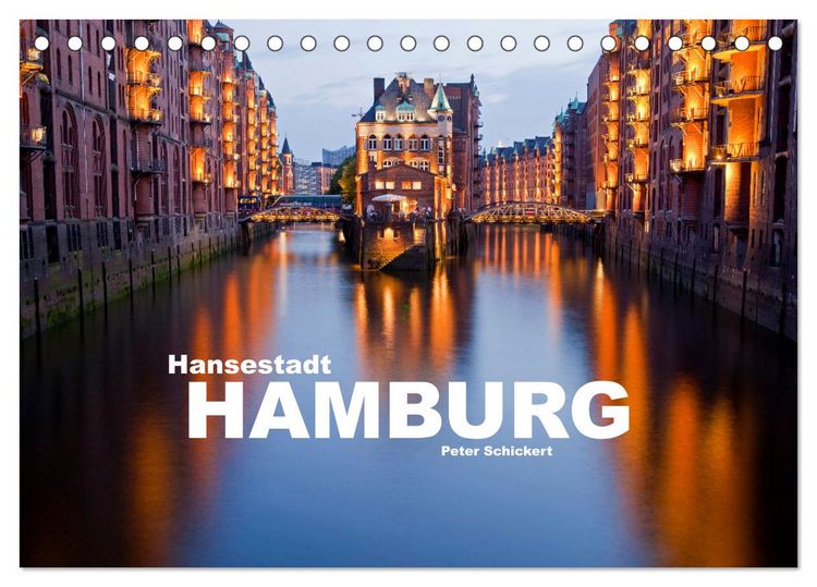 Produktbild: Hansestadt Hamburg (Tischkalender 2026 DIN A5 quer), CALVENDO Monatskalender