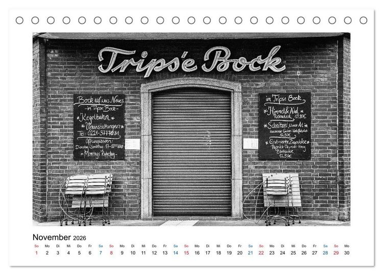 Produktbild: K&ouml;ln. 12 Orte - 1 Stadt (Tischkalender 2026 DIN A5 quer), CALVENDO Monatskalender