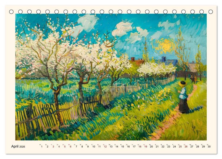 Produktbild: Vincents Jahr (Tischkalender 2026 DIN A5 quer), CALVENDO Monatskalender