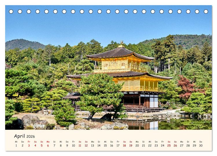 Produktbild: Japan - Traditon und Moderne (Tischkalender 2026 DIN A5 quer), CALVENDO Monatskalender