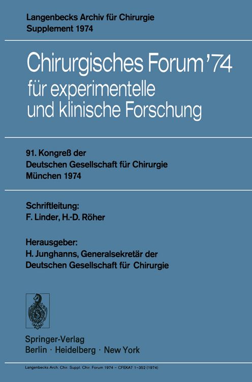 Produktbild: Chirurgisches Forum &rsquo;74