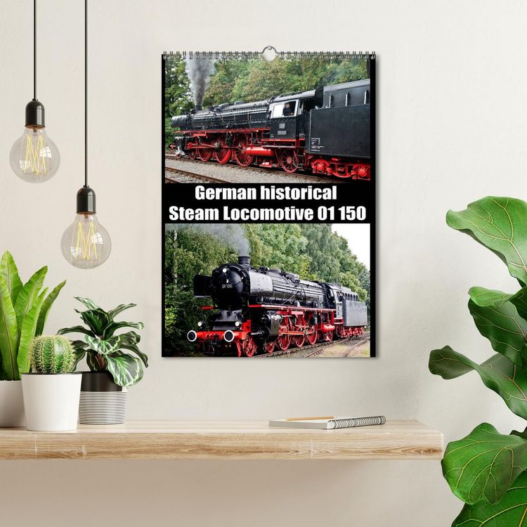 Produktbild: Steam Locomotive 01 150 / UK-Version (Wall Calendar 2026 DIN A3 portrait), CALVENDO 12 Month Wall Calendar