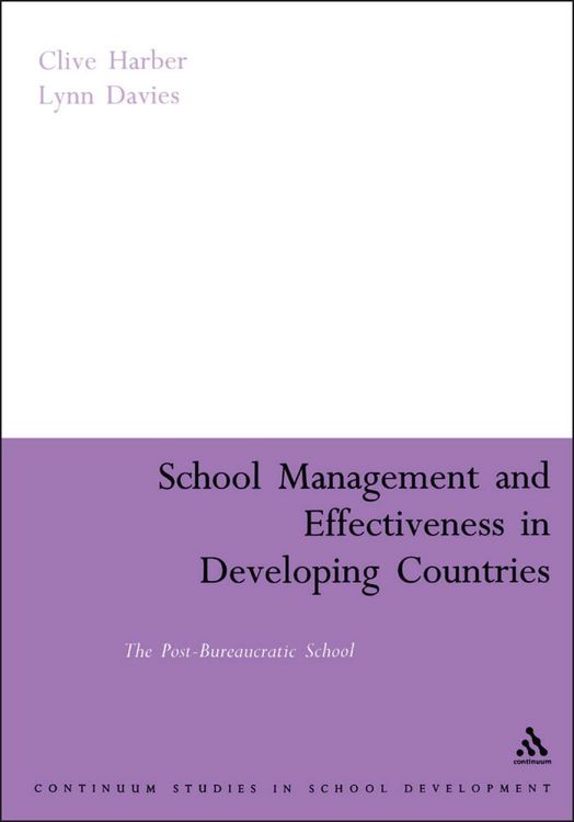 Produktbild: School Management and Effectiveness in Developing Countries