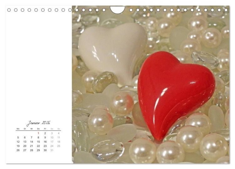 Produktbild: Ein Kalender voll Liebe (Wandkalender 2026 DIN A4 quer), CALVENDO Monatskalender